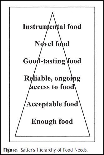 Satter hierarchy of food needs